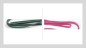 Preview: Fettleder Halsband pink tannengrün