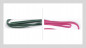 Mobile Preview: Fettleder Halsband pink tannengrün