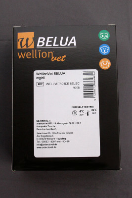WellionVet BELUA Blutzucker- und Ketonkörper-Messgerät für Hunde, Katzen und Kühe