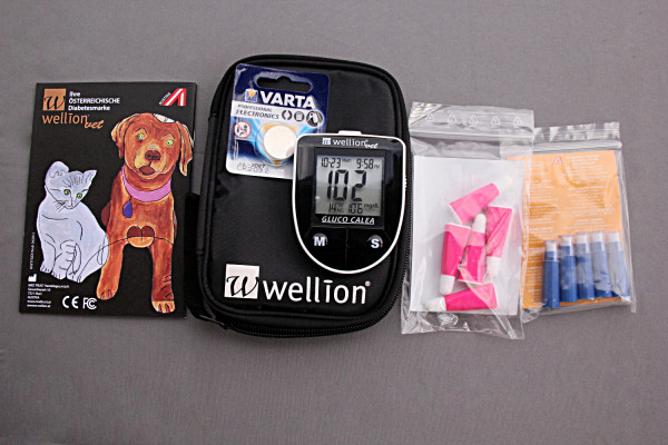 WellionVet GLUCO CALEA Blutzucker-Messgerät Hund Katze Pferd