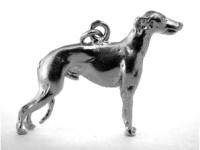 Greyhound Anhänger Silber